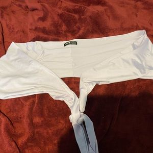 SHEIN size small purple wrap around top